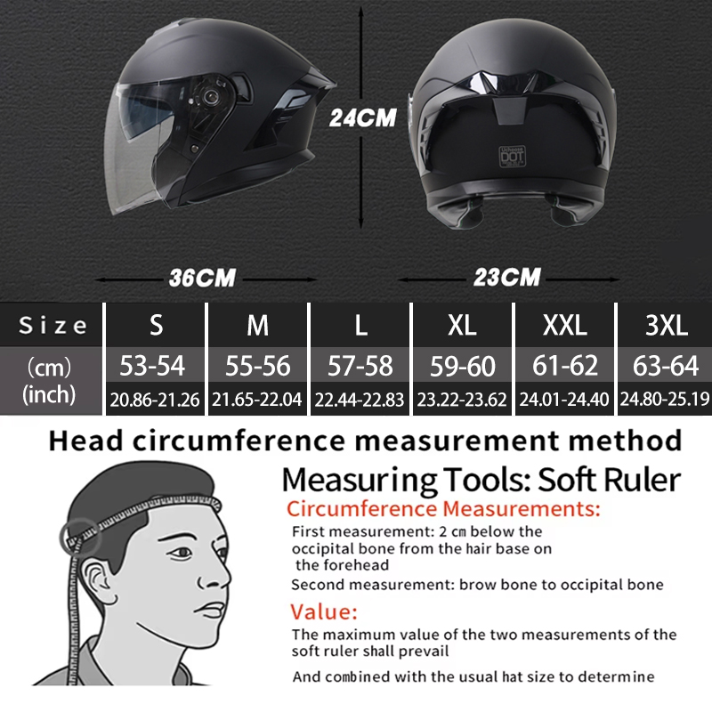 Casco da moto aperto 715 per u - Scooter Helmet Set recensione e prezzo
